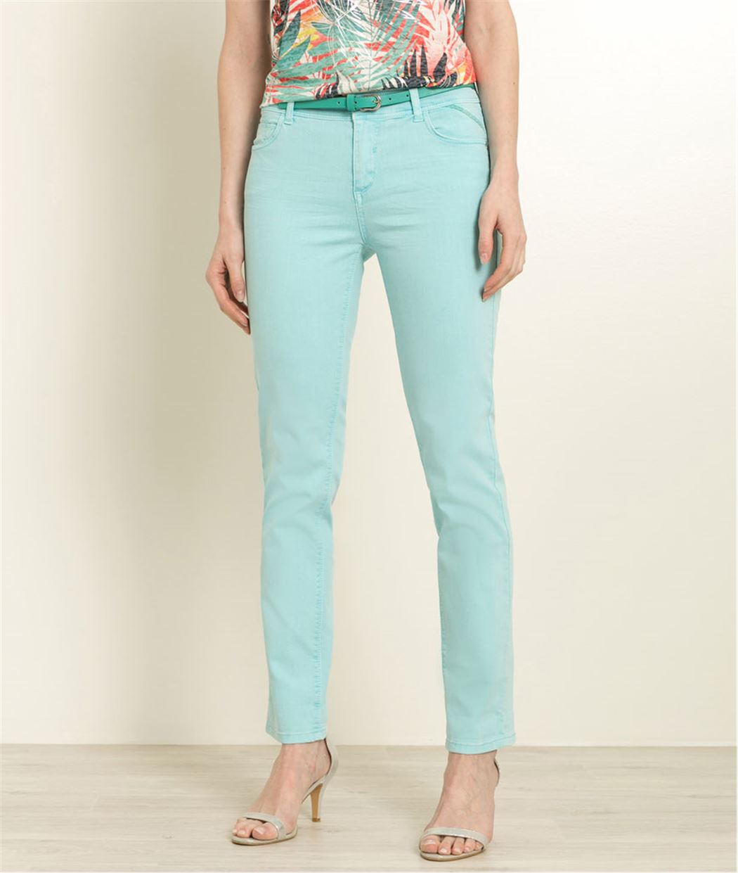 Jean femme couleur raccourci LAGON