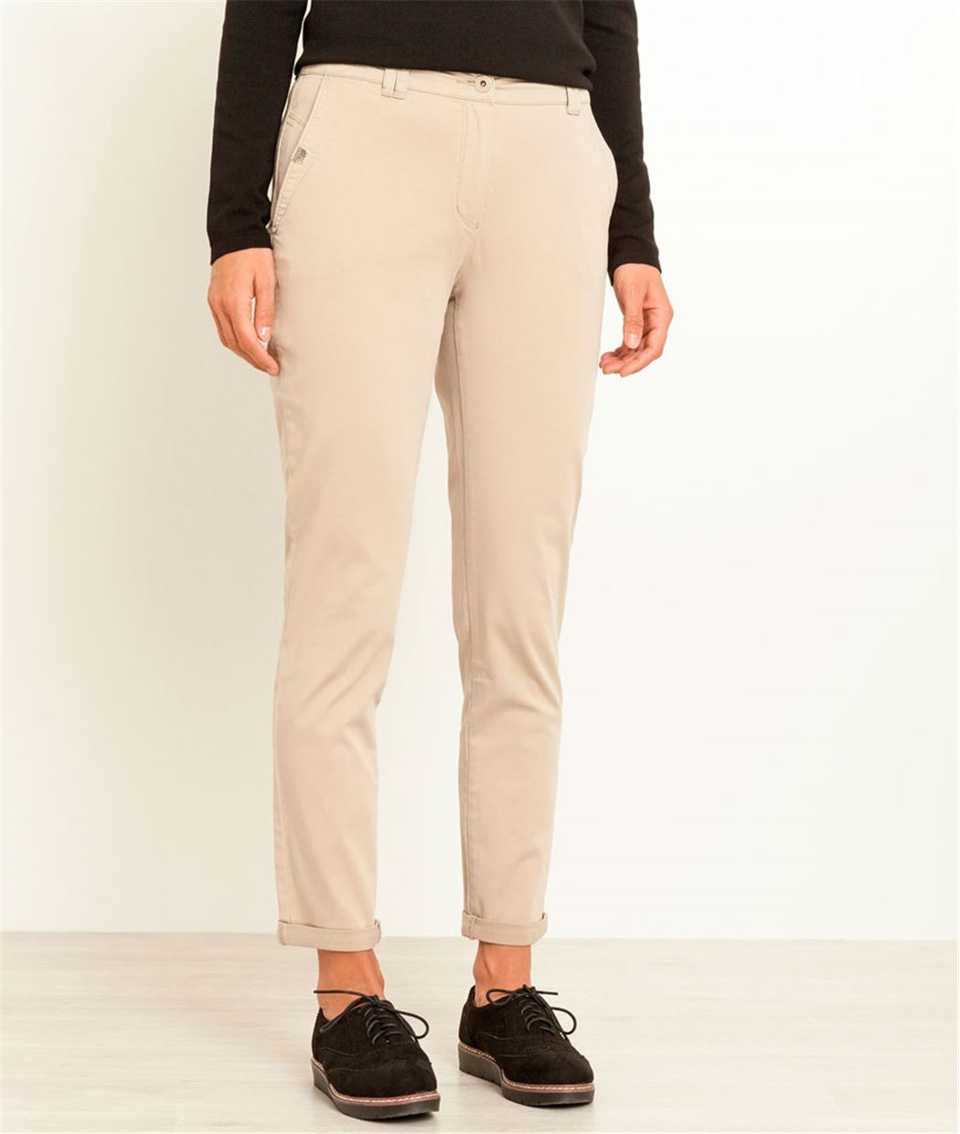 Pantalon femme chino MASTIC