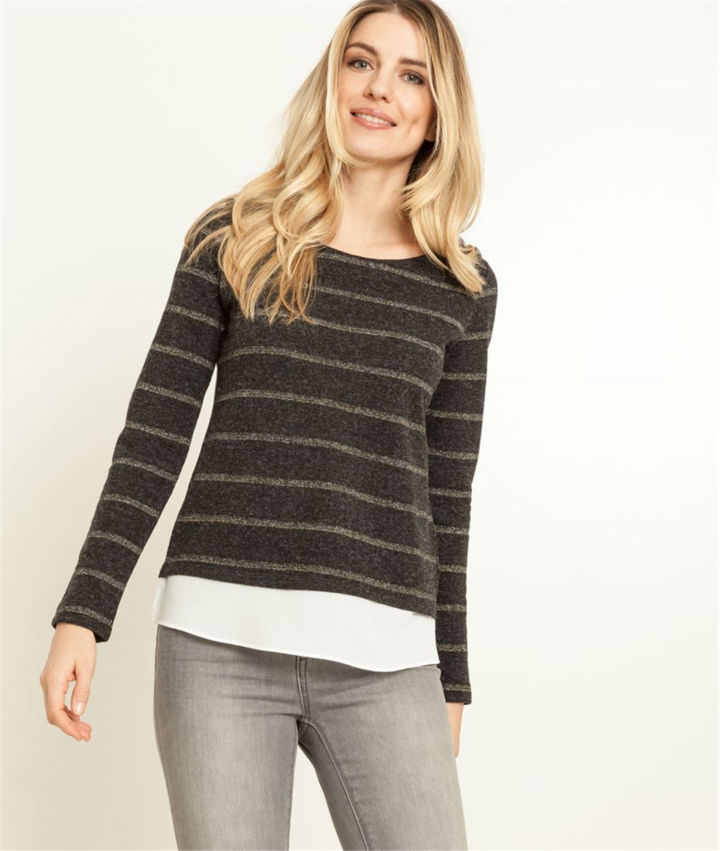 tee shirt 2en1 femme