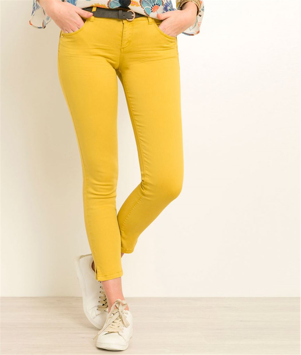 Jean femme raccourci couleurs AMBRE