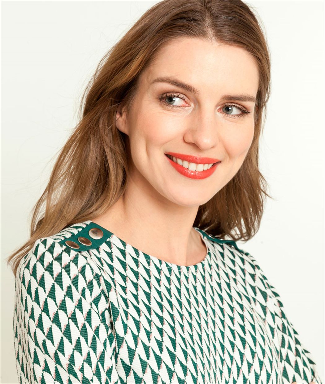 Sweat jacquard losanges VERT