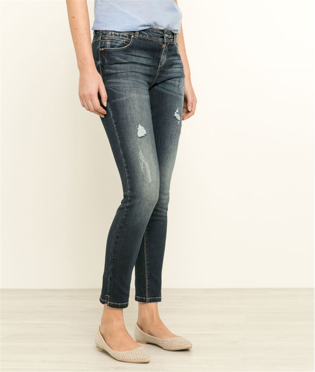 Jean slim femme raccourci RINSE