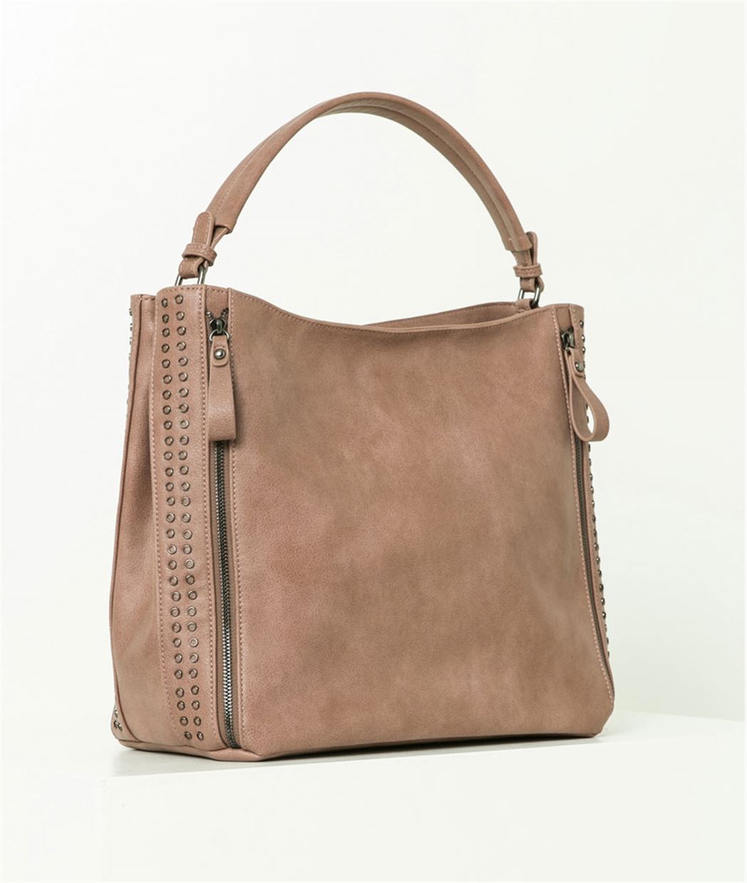 Sac femme forme cabas VIEUX ROSE