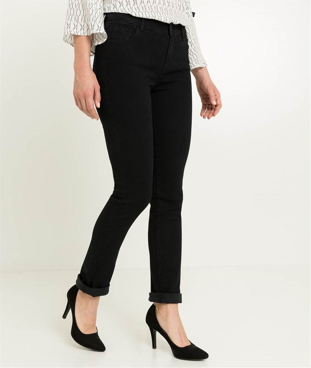 Jean femme droit BLACK