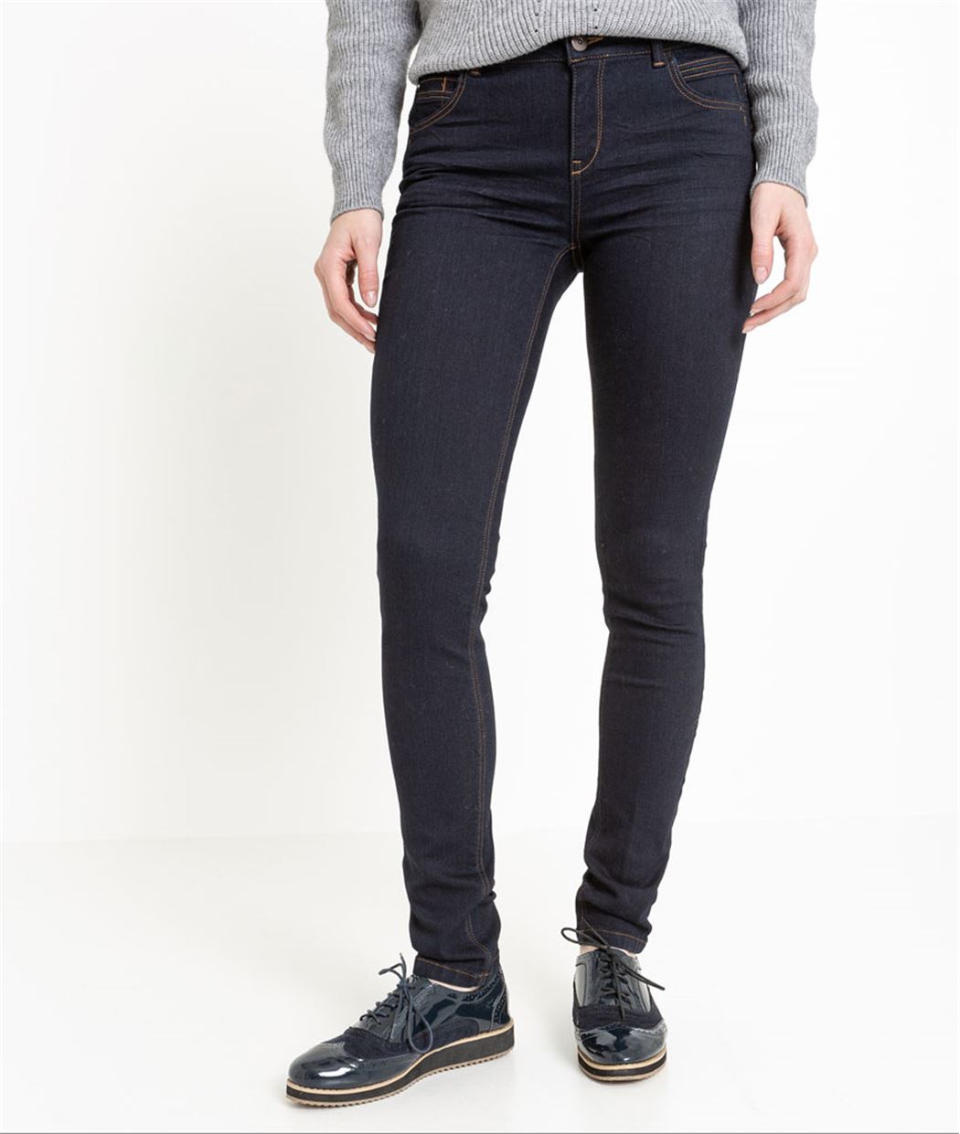 Jean slim effet push up BLUE BLACK