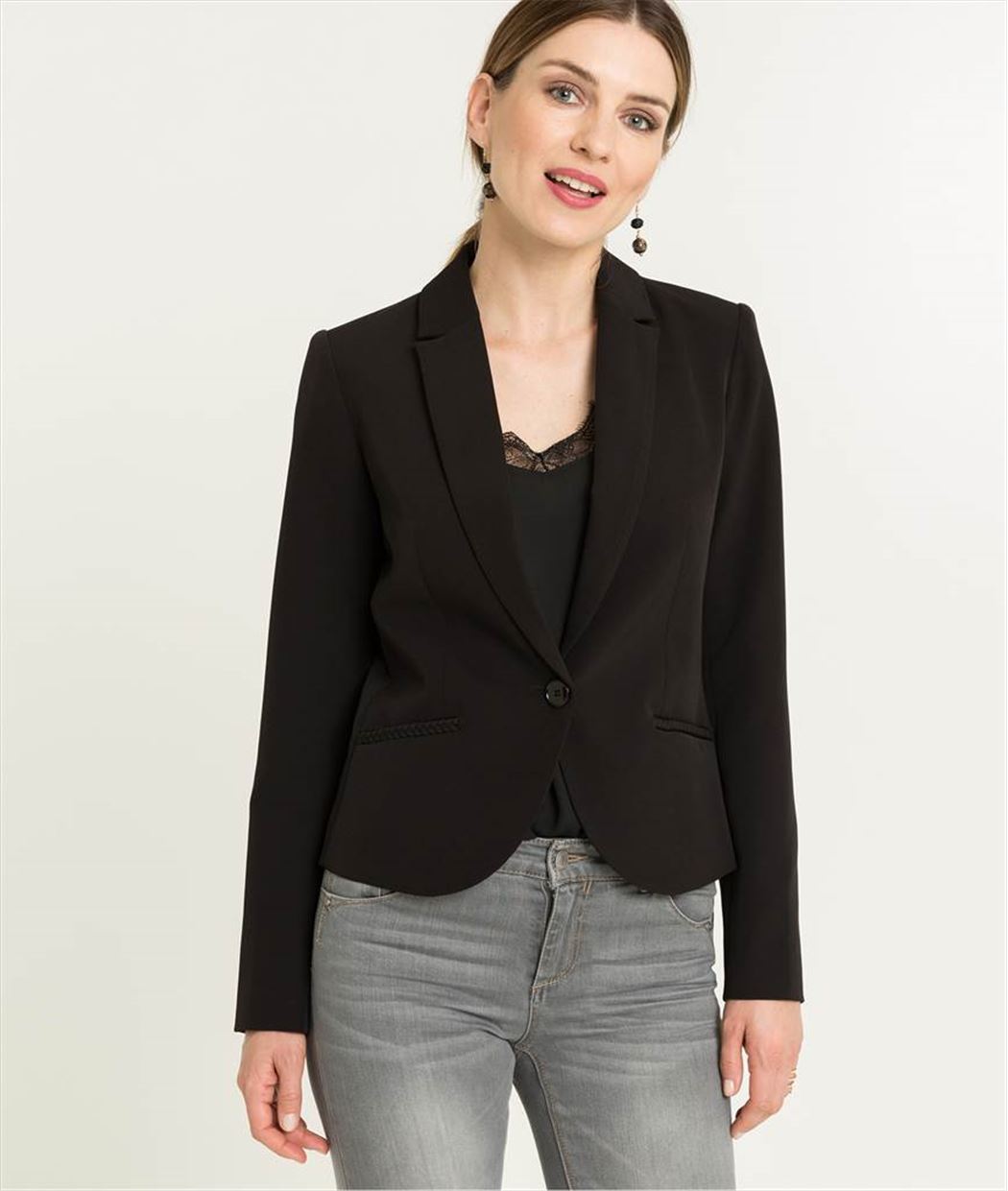 Blazer femme noir classique NOIR