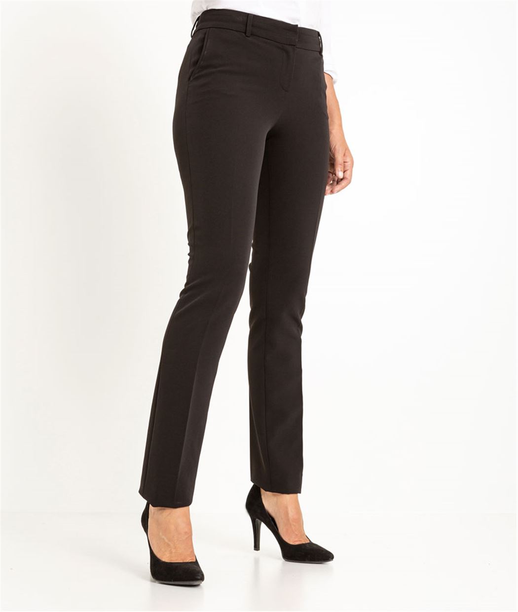 Pantalon femme city chic NOIR