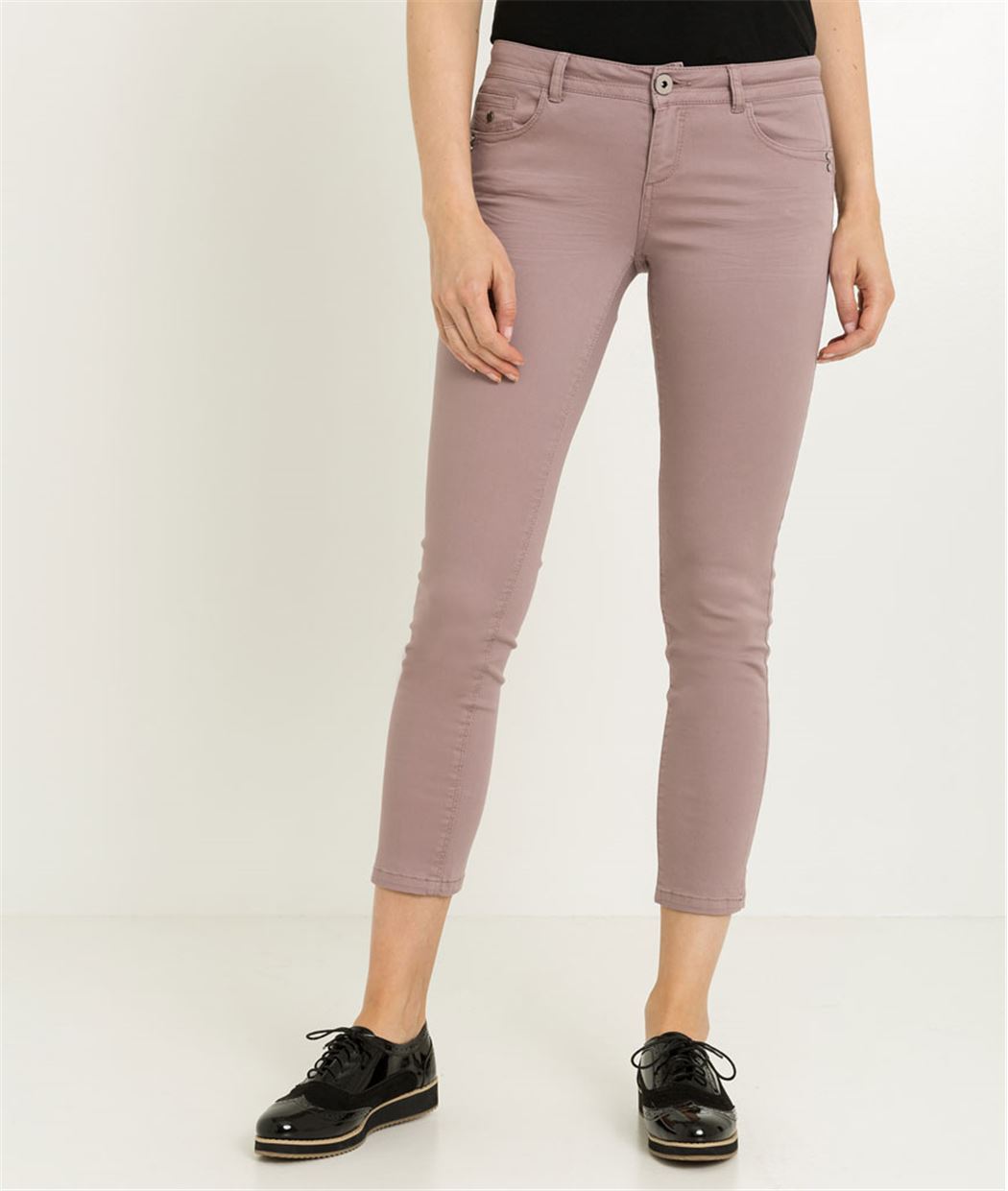 Pantalon femme 7/8ème couleur BRUYERE