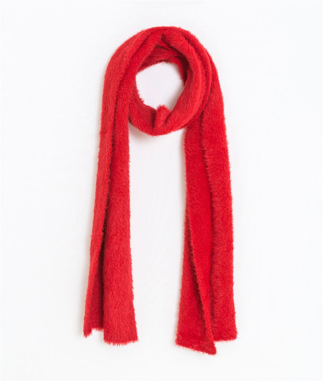 Echarpe femme douce et colorée ROUGE