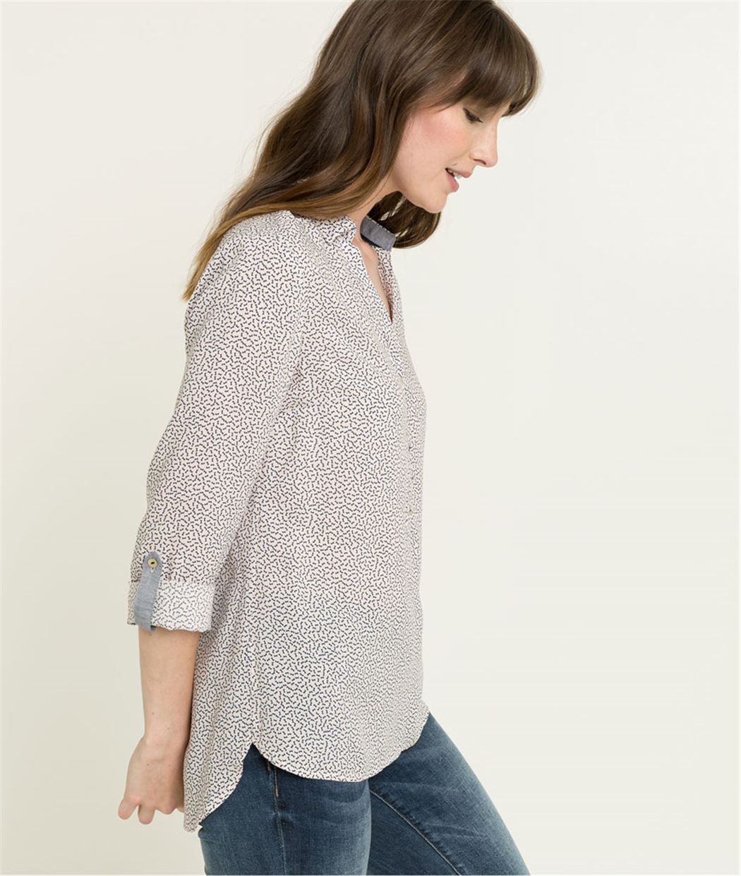 Chemise femme fluide et imprimée MULTICOLORE