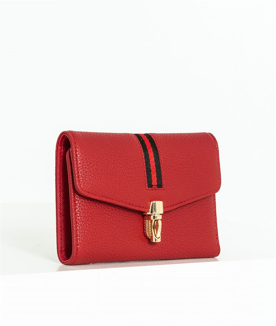 Portefeuille femme rouge sport chic ROUGE