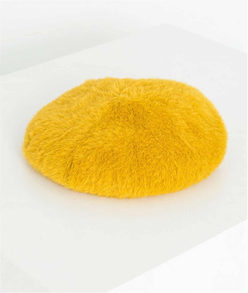 Béret femme jaune doux JAUNE