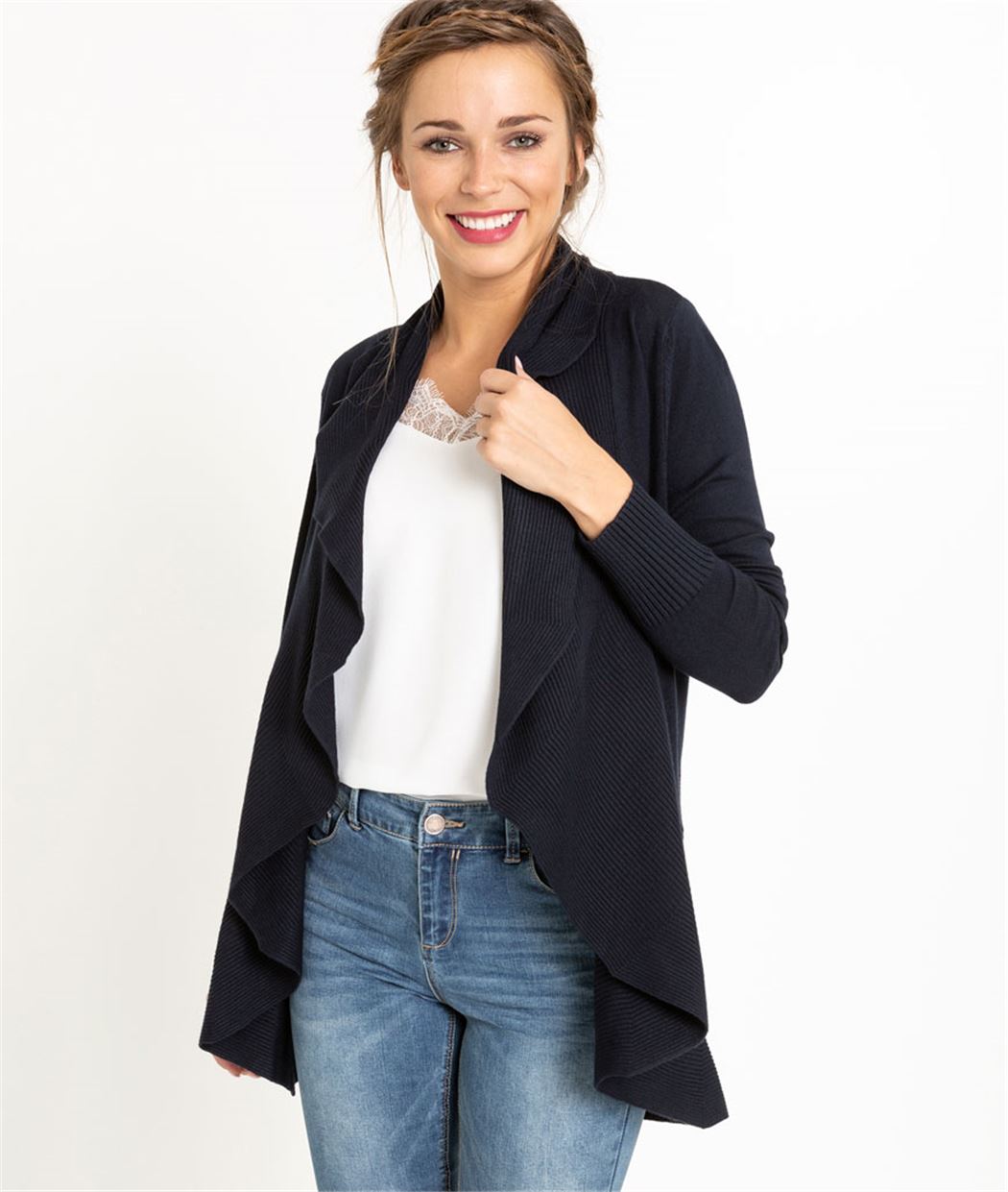 Gilet femme à pans MARINE