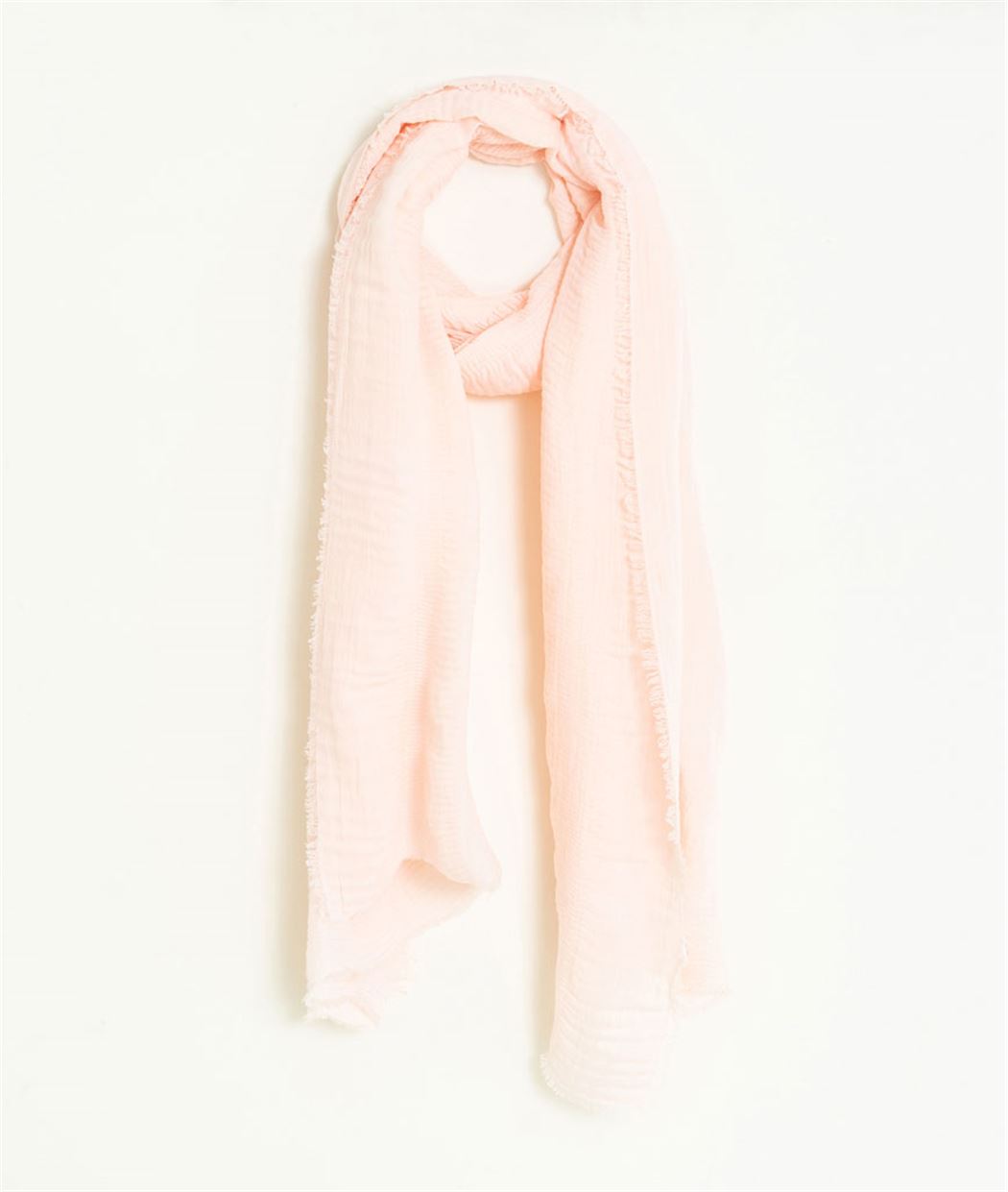 Foulard femme rose poudré ROSE PALE