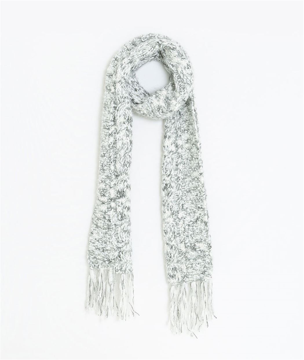 Echarpe femme gris chaude GRIS