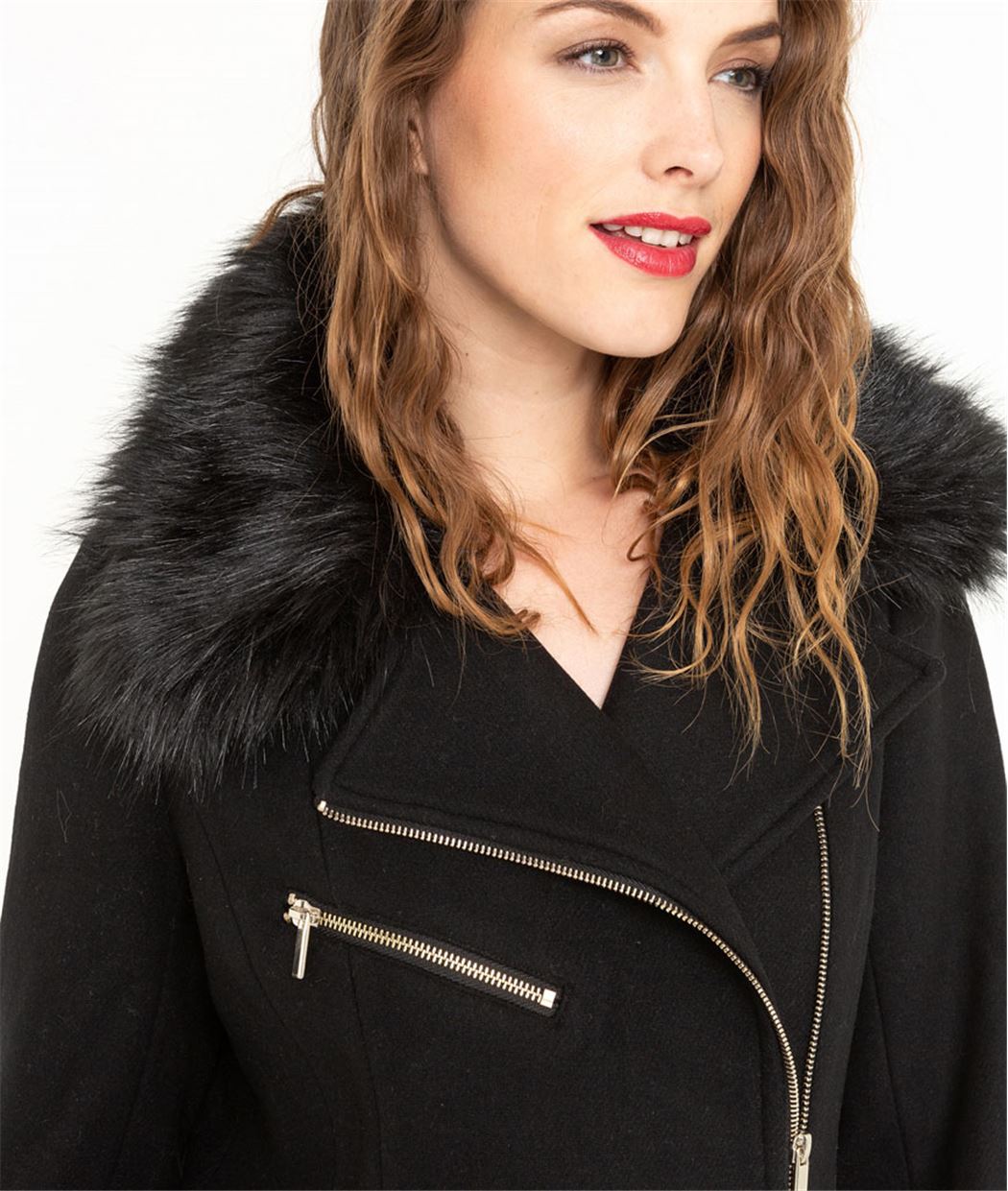 de maliceveste en cuir grain