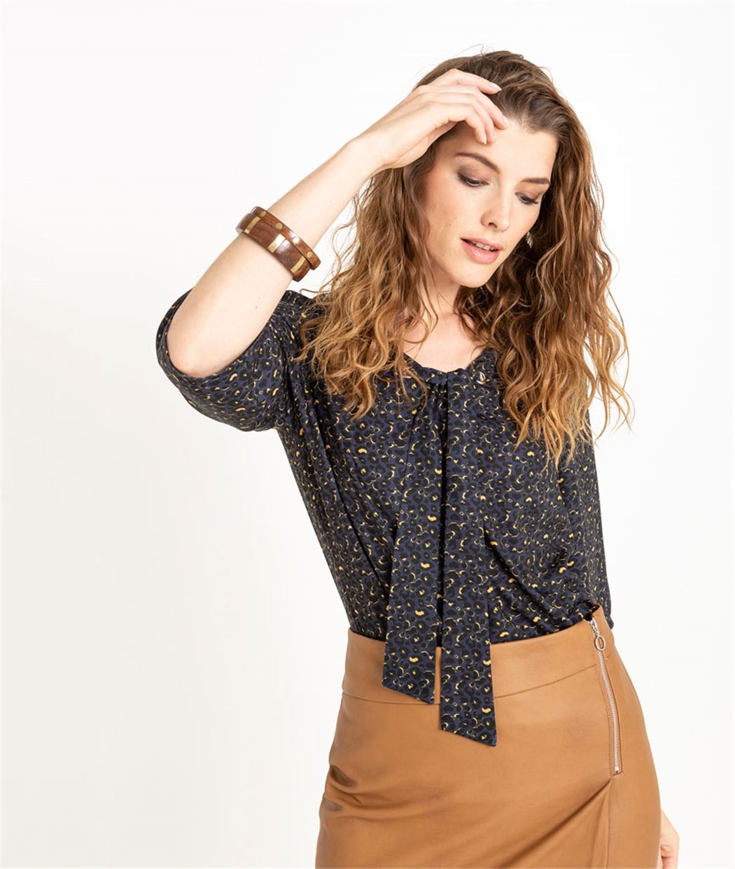 Blouse femme imprimée IMPRIME