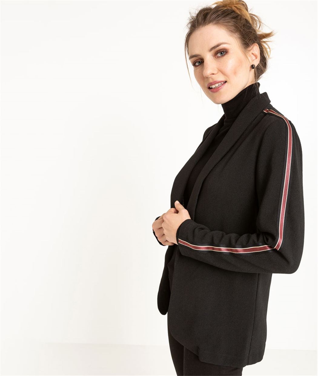 Blazer femme esprit sport NOIR