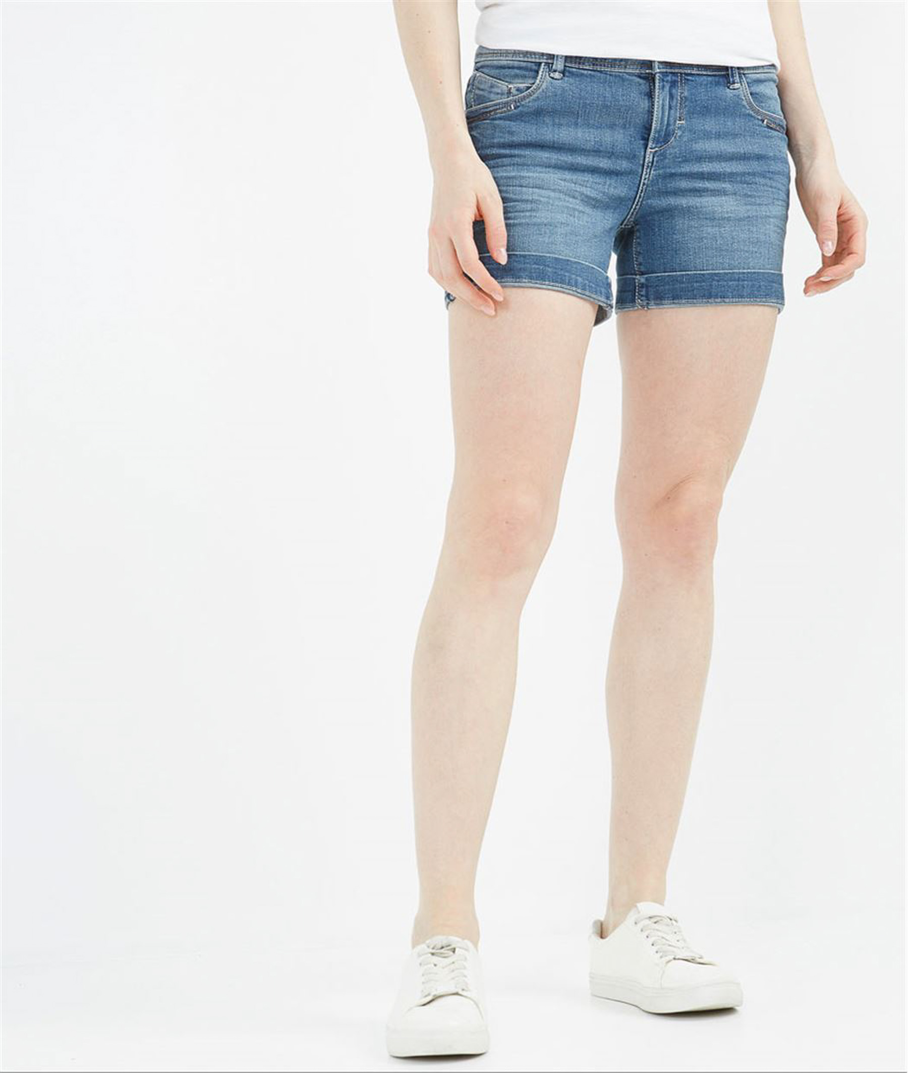Short femme en jean STONE
