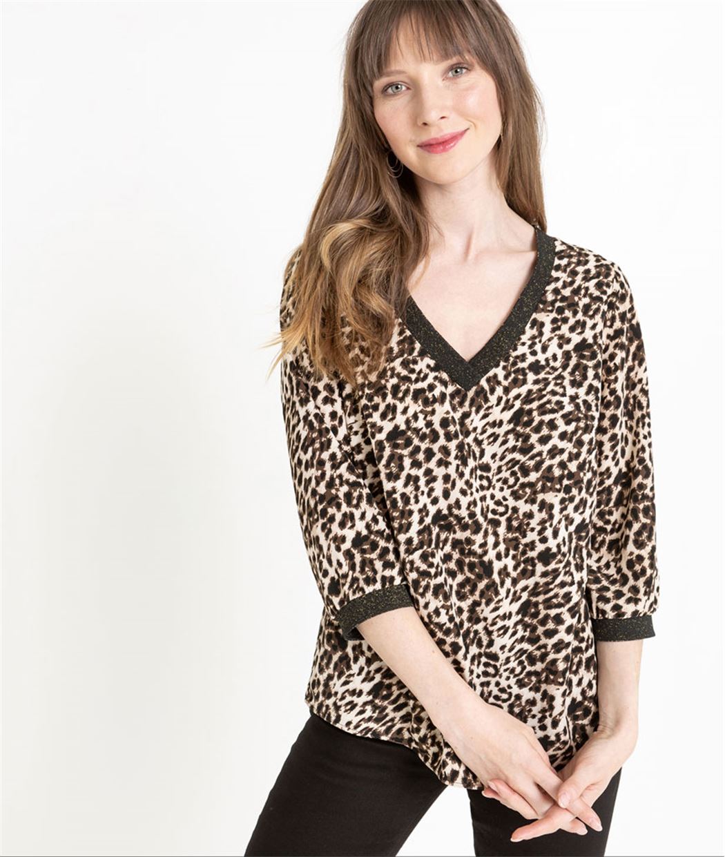 Blouse femme imprimé léopard LEOPARD