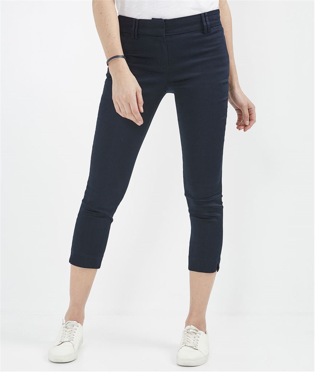 Pantalon droit 7/8ème MARINE