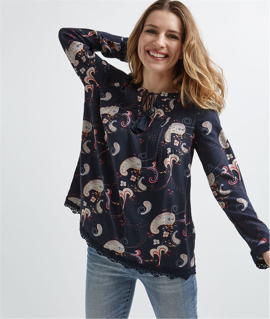 Blouse femme imprimée IMP.BLEU