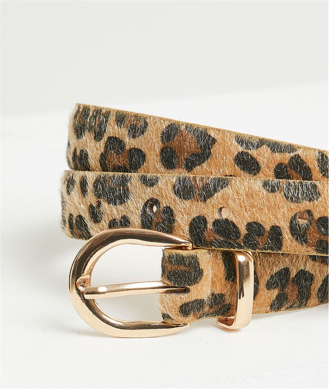 Ceinture femme effet peau de bête PEAU DE BETE