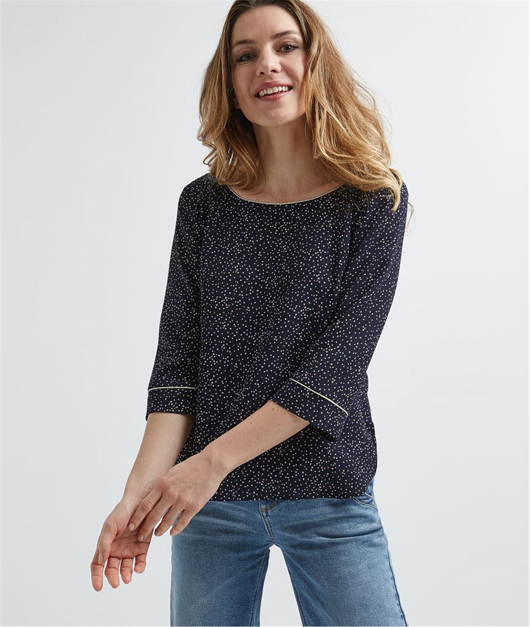 Chemisier femme esprit cape 3 coloris IMPRIME