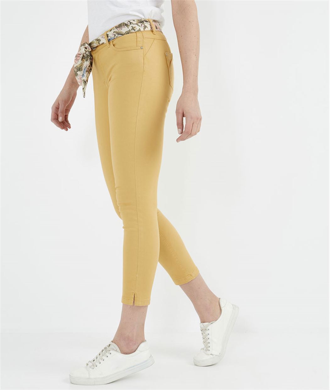 Pantalon femme 7/8ème couleur MIEL