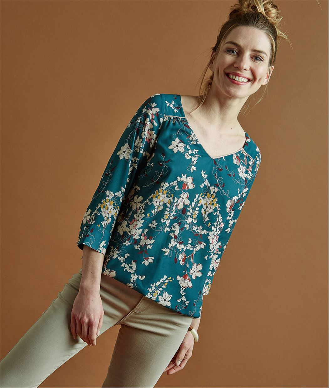 Blouse femme fluide imprimée IMPRIME