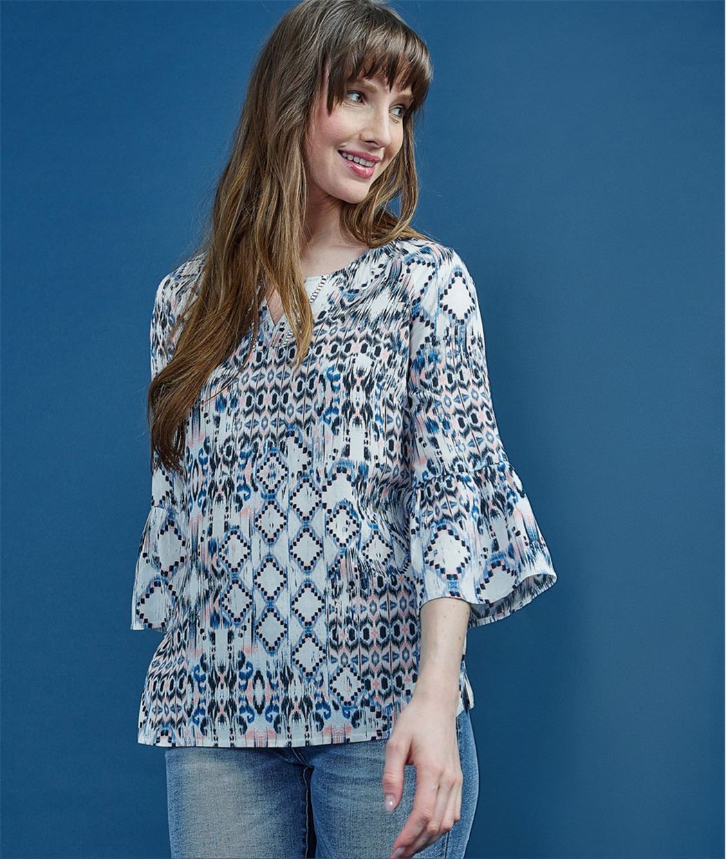 Blouse fluide imprimée IMPRIME