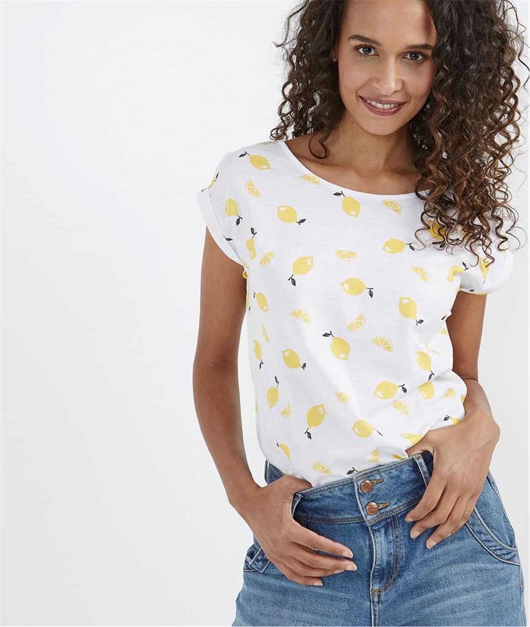 T-shirt femme manches courtes BLANC