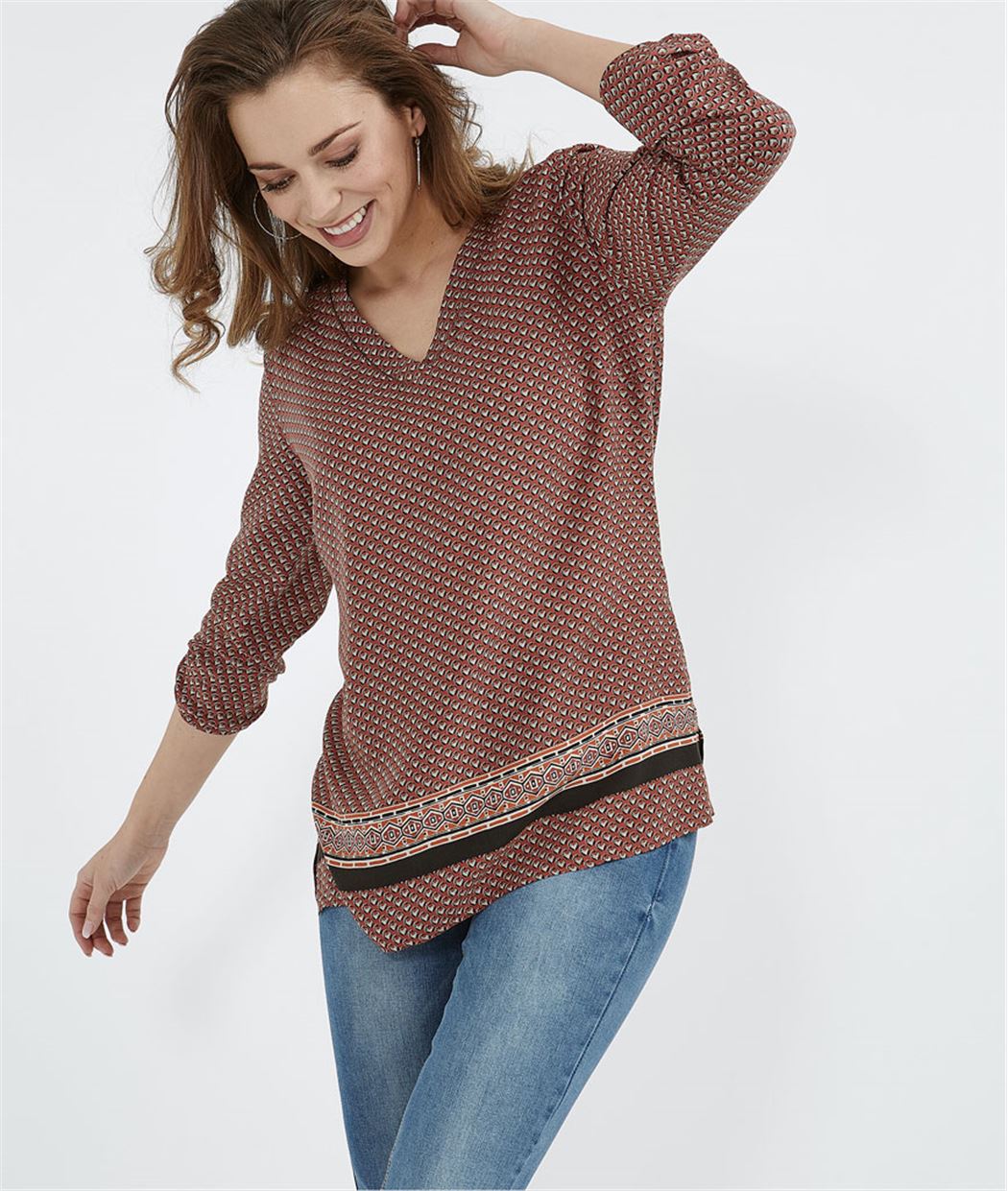 Blouse fluide et imprimée IMPRIME