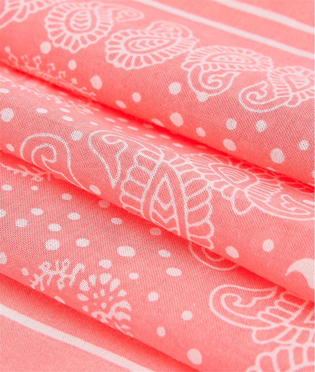 Bandana rose imprimé 100 coton ROSE Grain de Malice