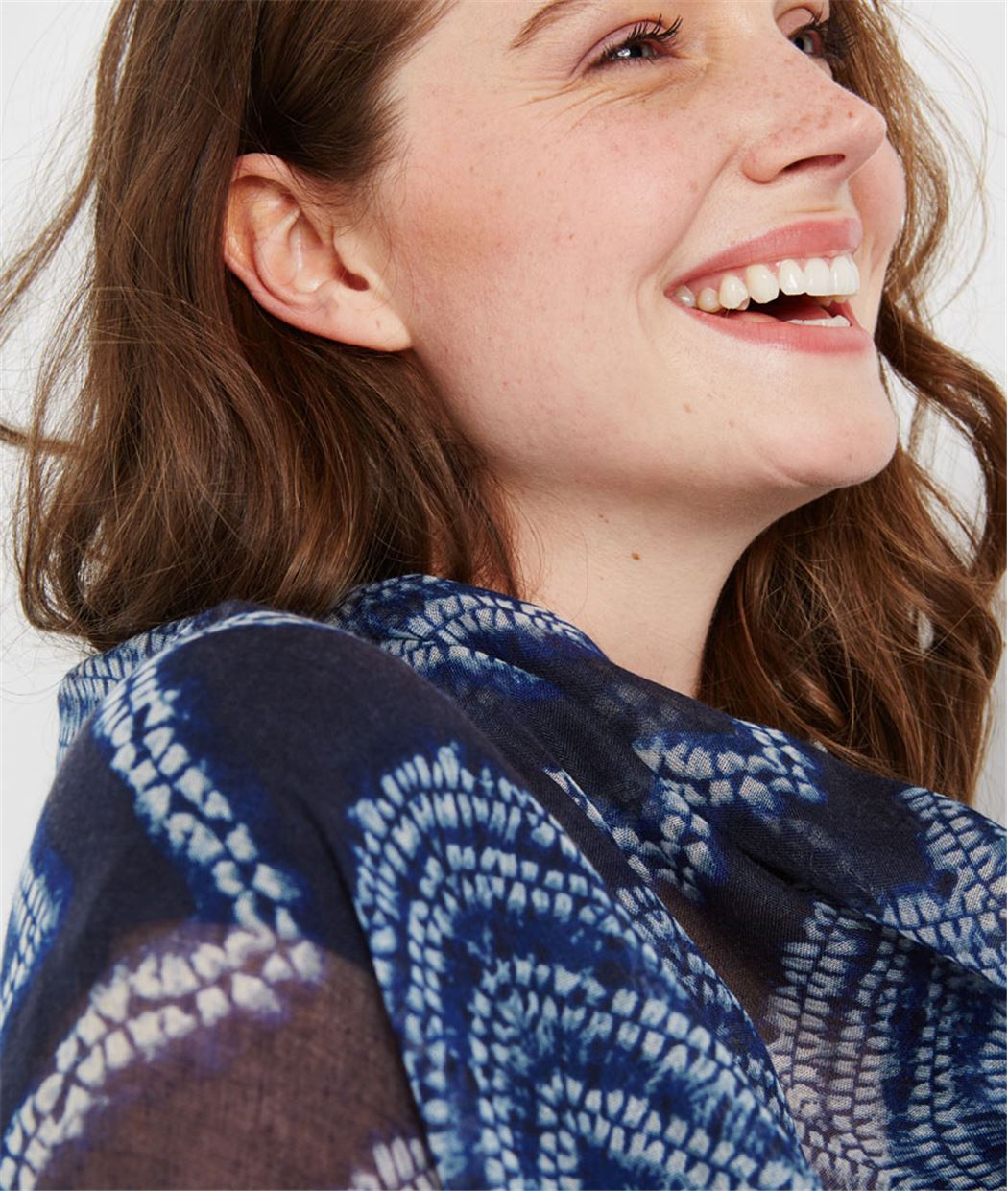 Foulard tie and dye BLEU