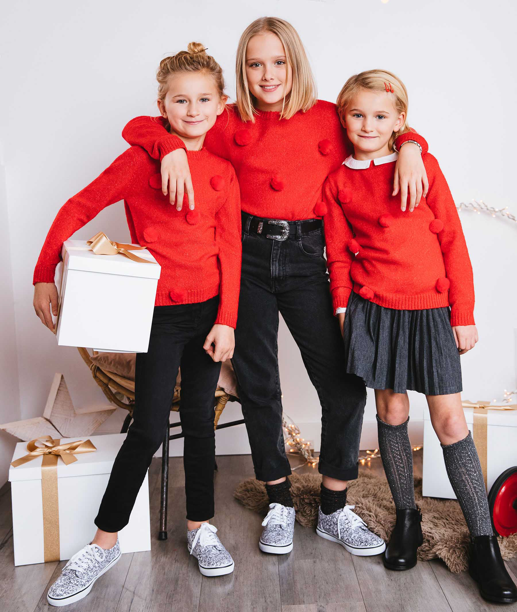 Pull rouge enfant ROUGE