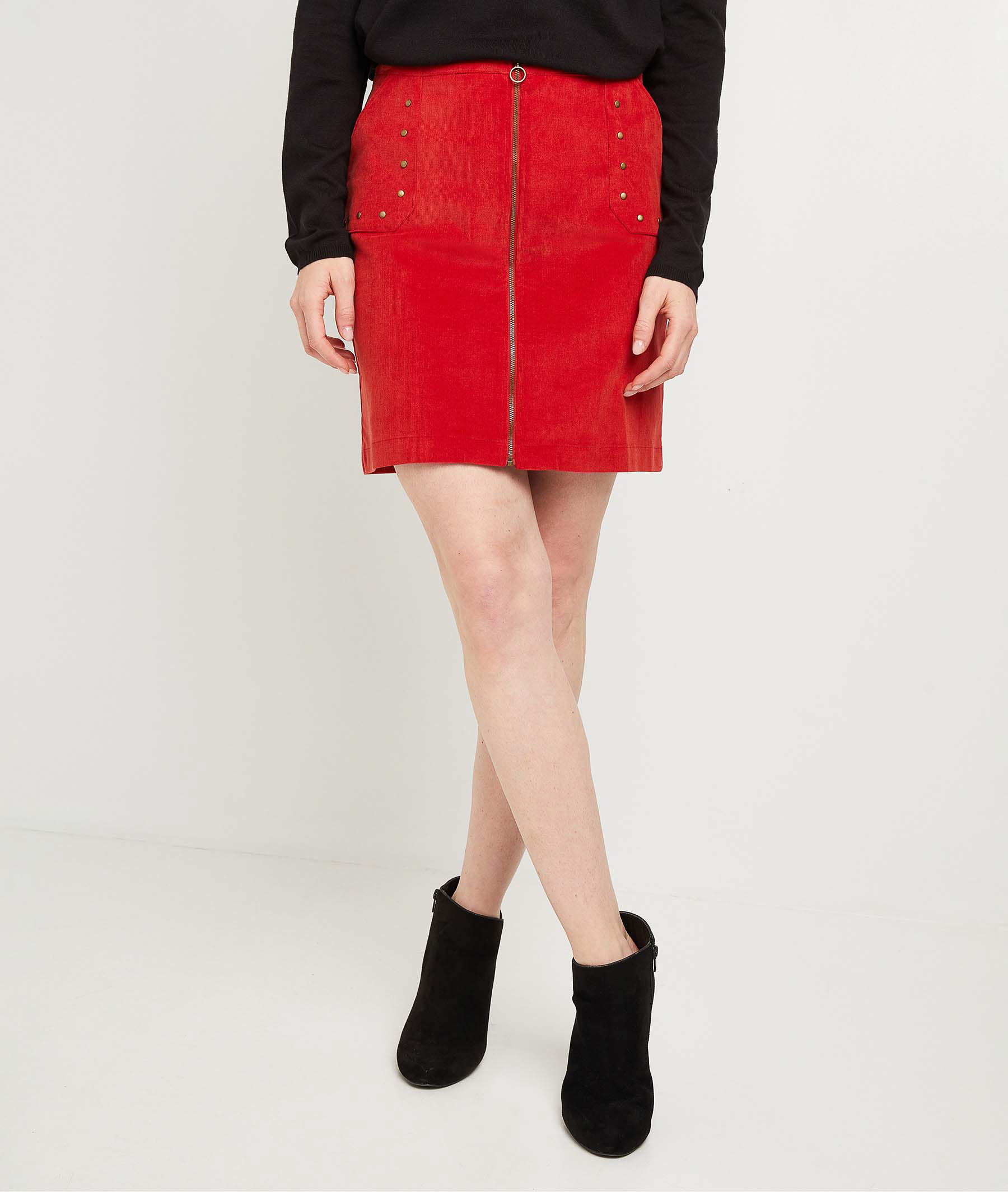 Jupe potiron zippée femme POTIRON