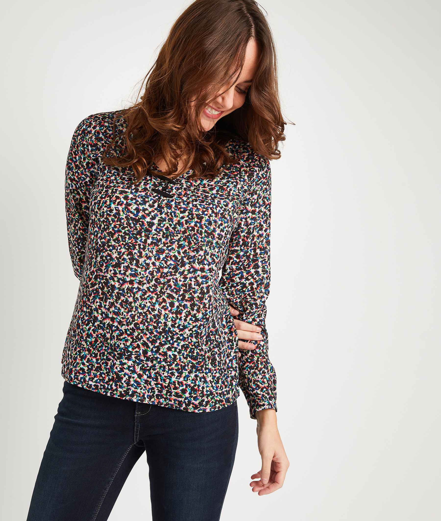 Blouse imprimée femme IMPRIME