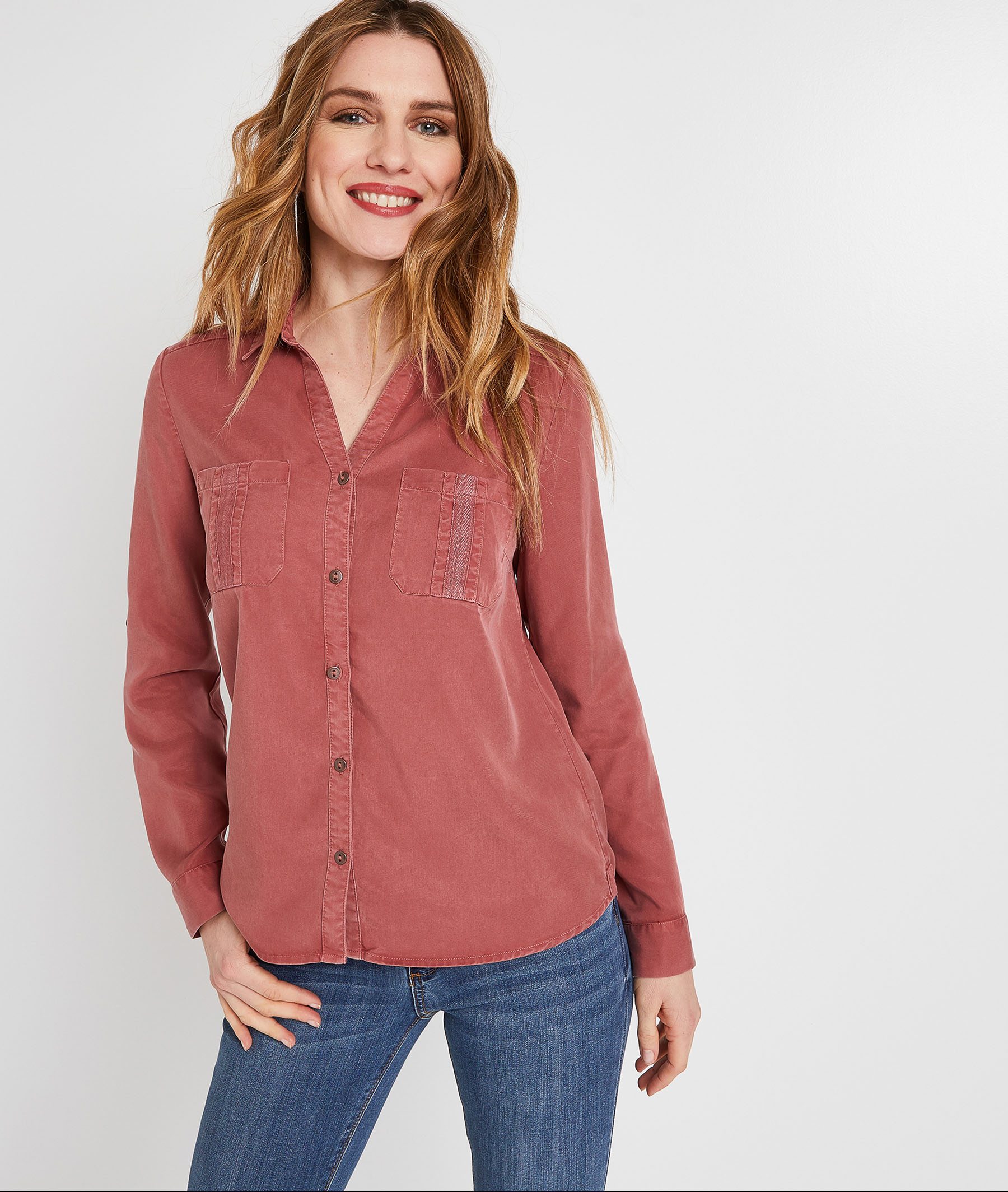 Chemise en lyocell femme BLUSH