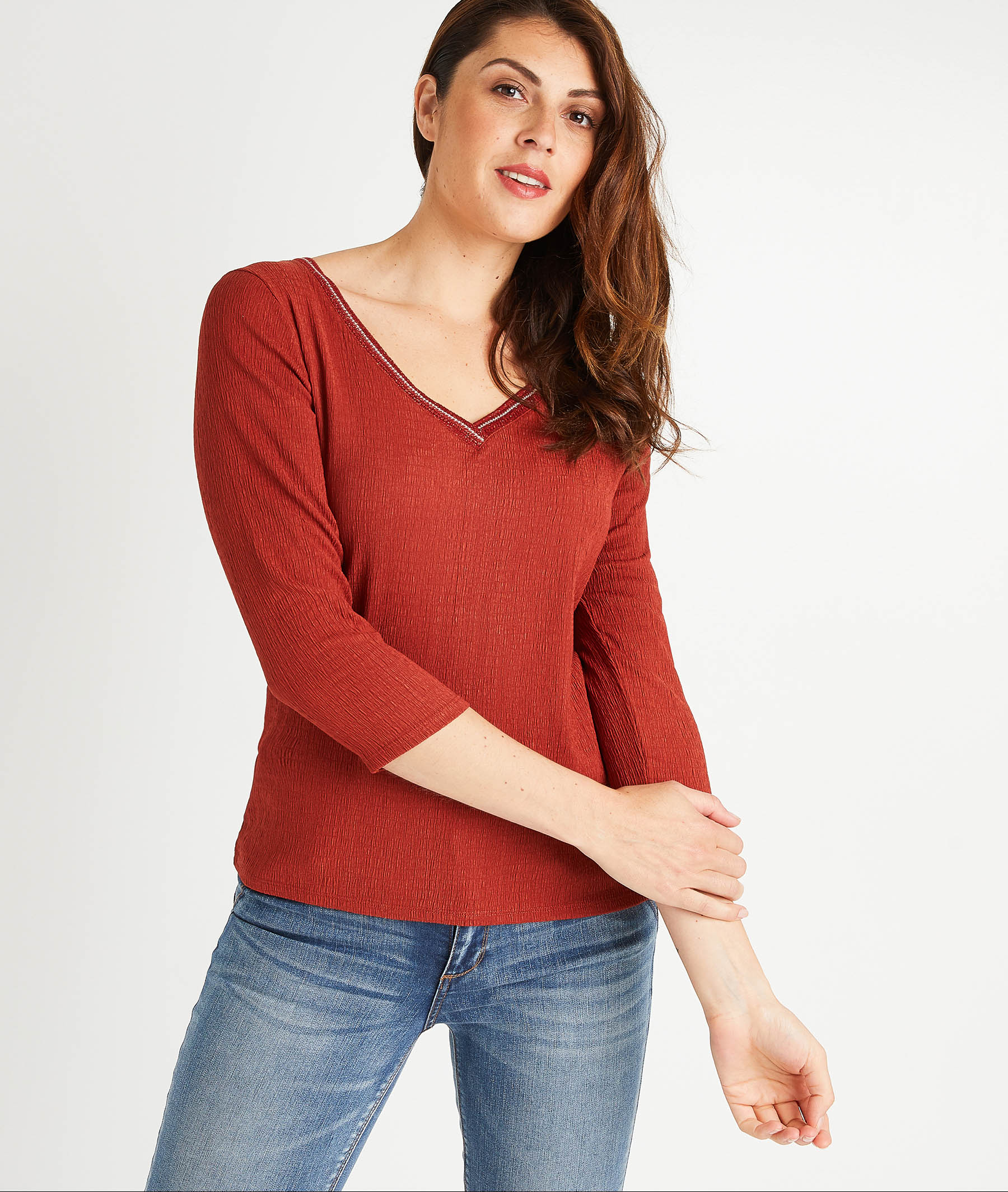 T-shirt terracotta femme TERRACOTTA