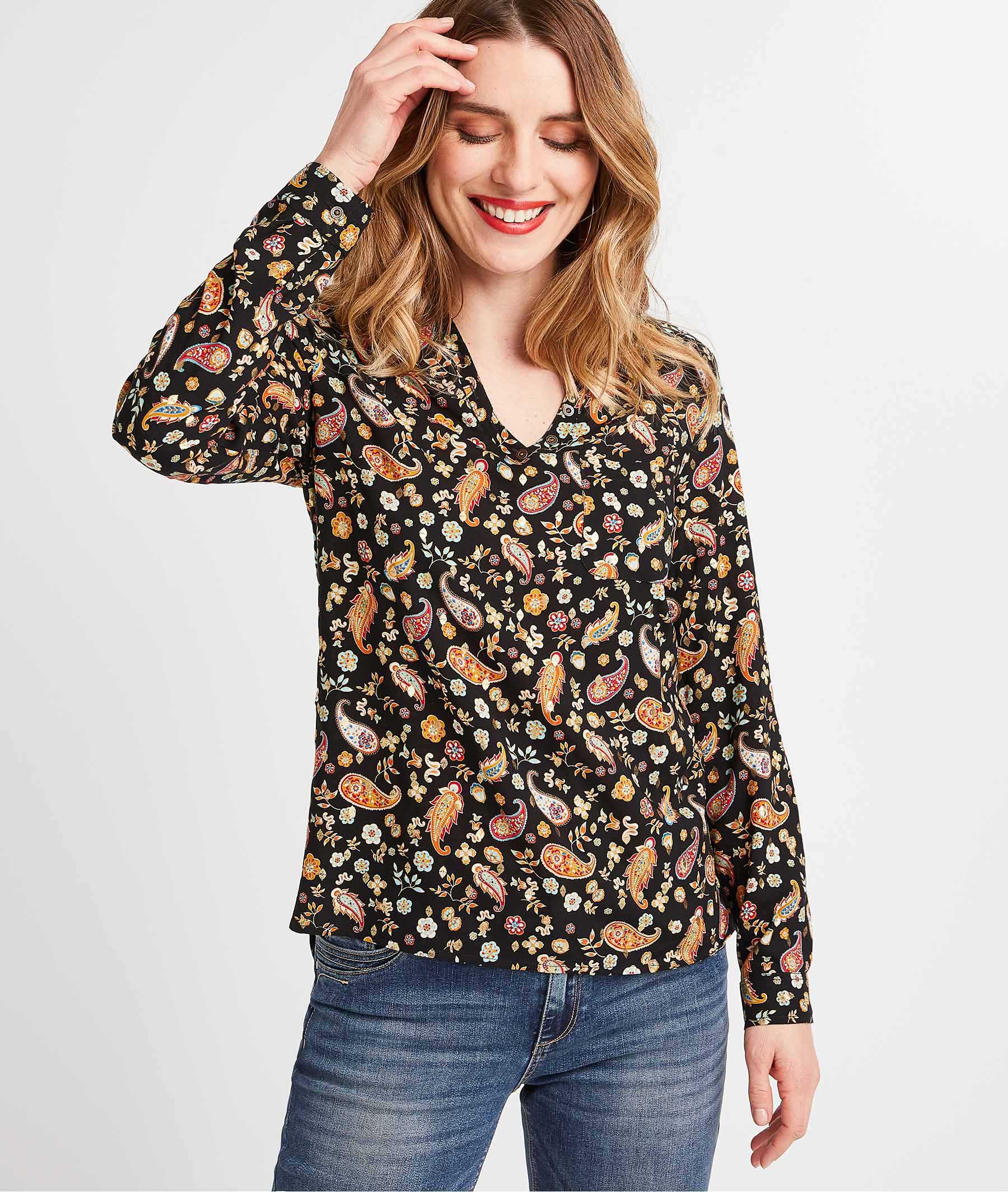 Vareuse imprimé cachemire femme IMPRIME