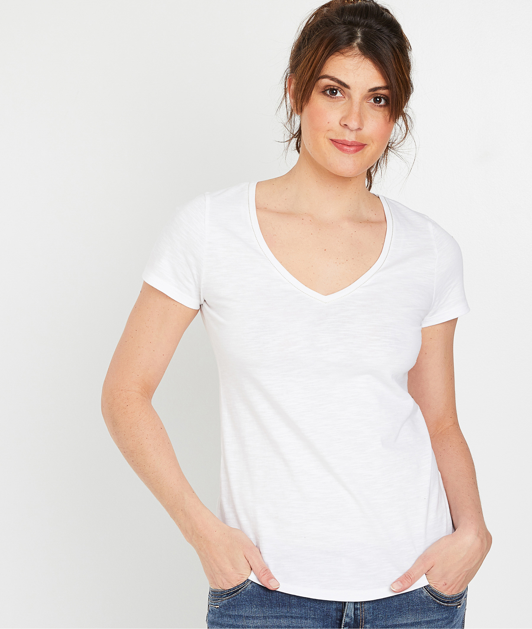 tee shirt femme uni