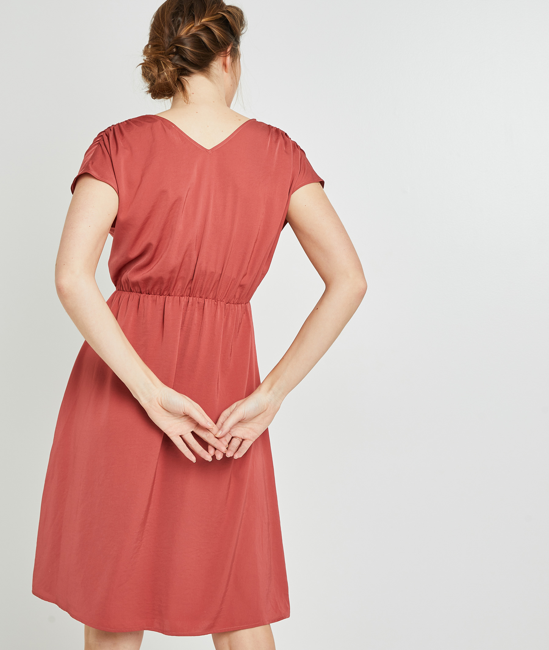 Robe cachecoeur rose femme BLUSH Grain de Malice