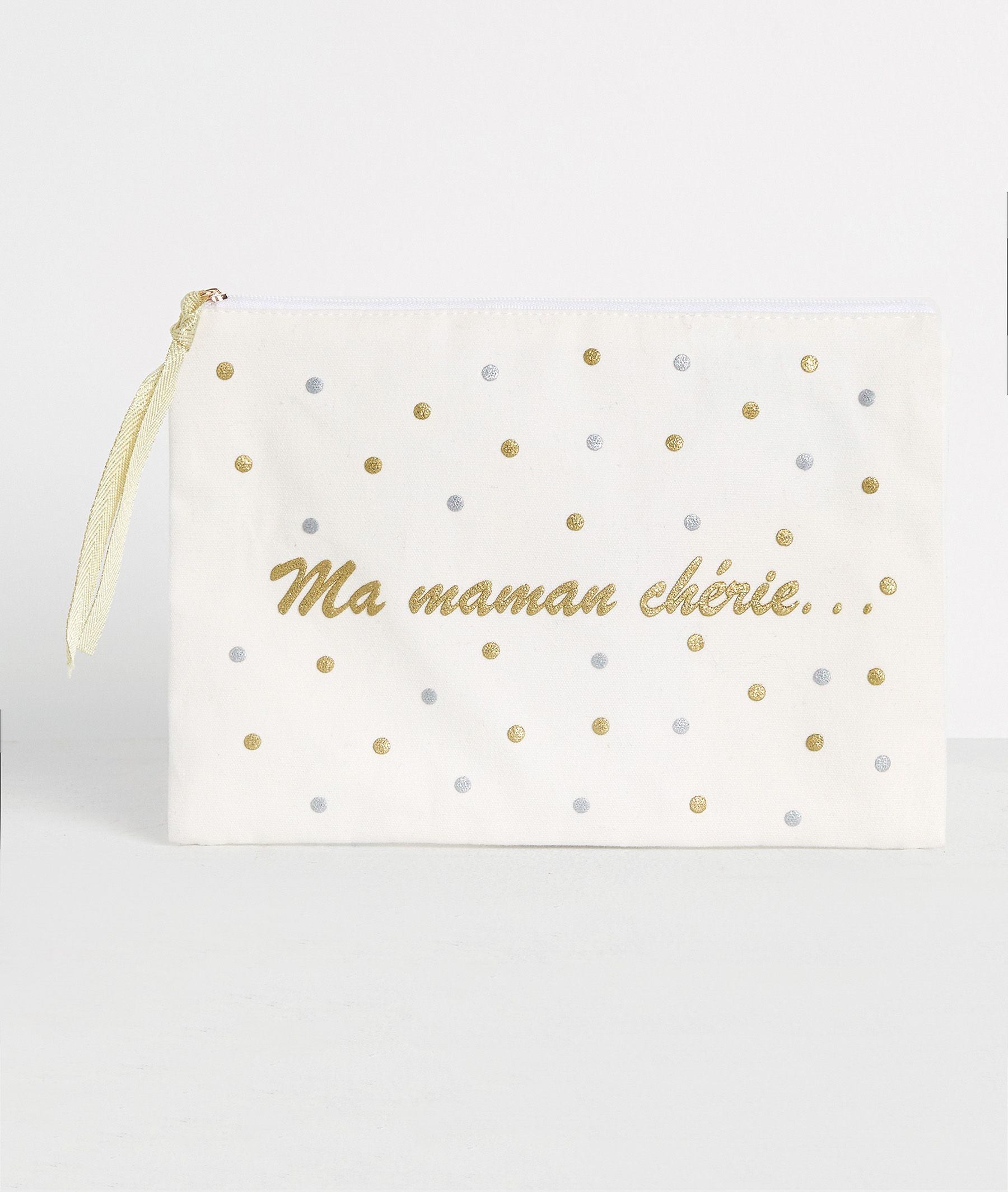 Pochette à message femme BLANC