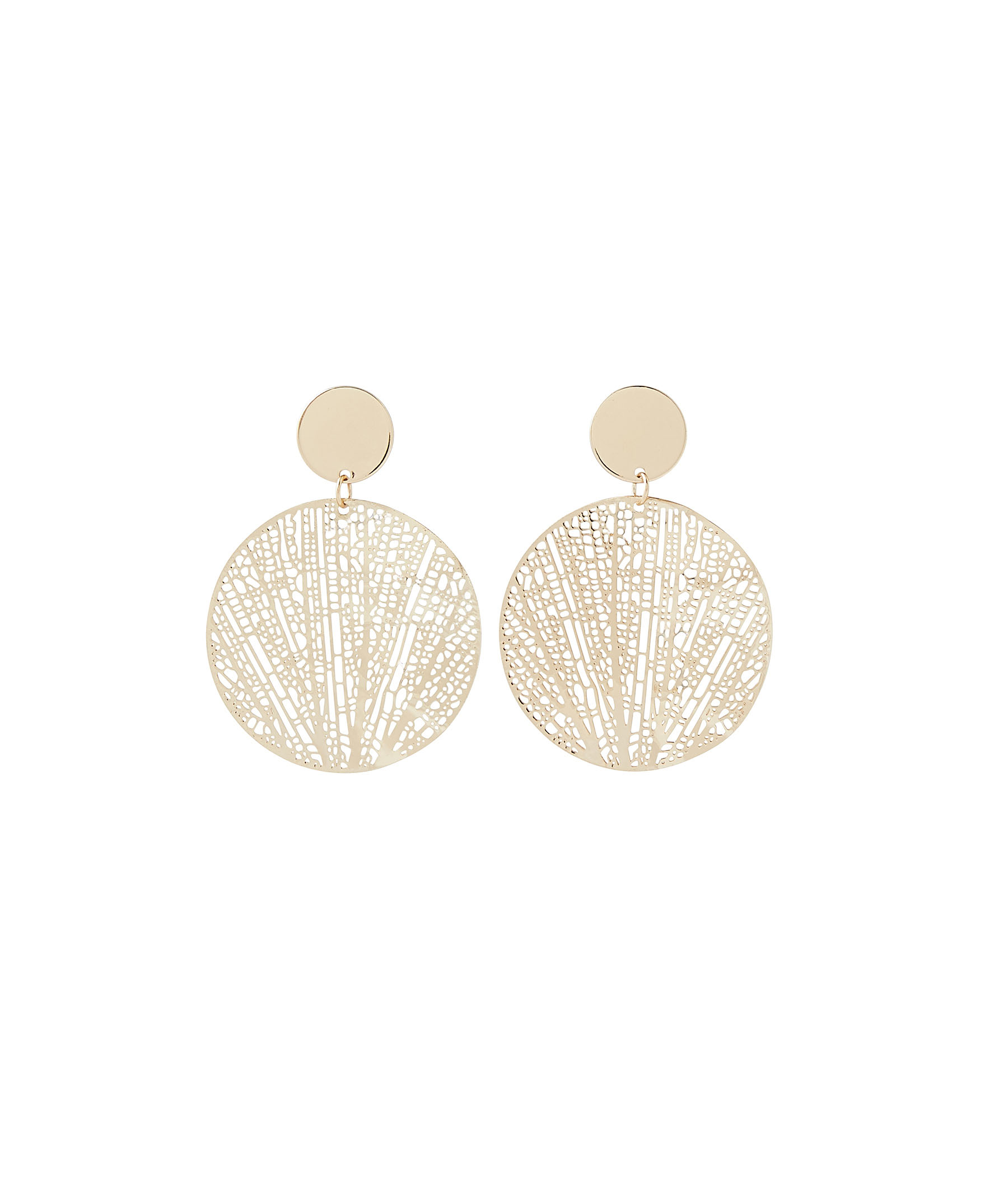 Boucles d'oreilles feuille filigrane AUCUNE