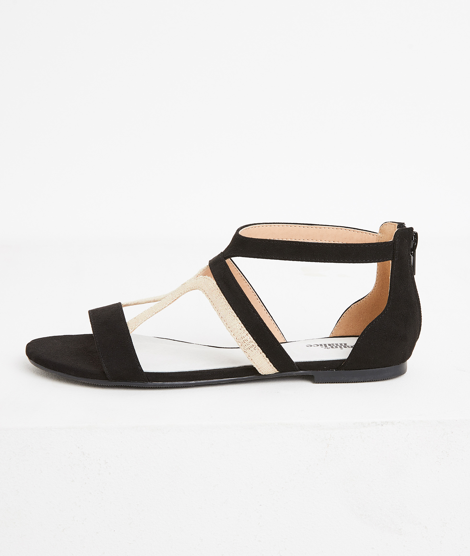 chaussures plates noires femme