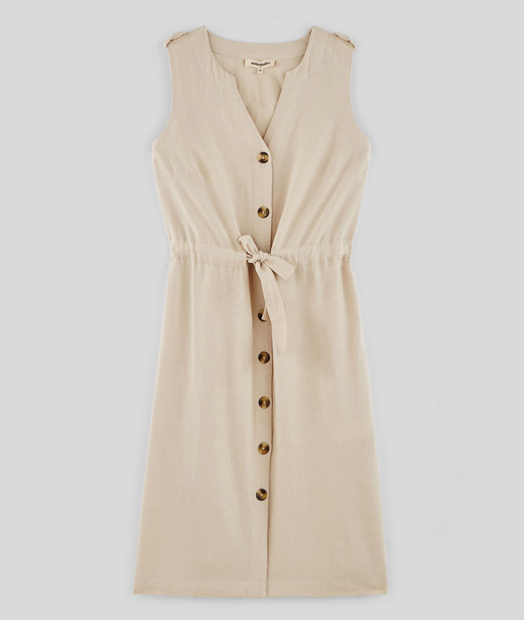 Robe saharienne femme BEIGE