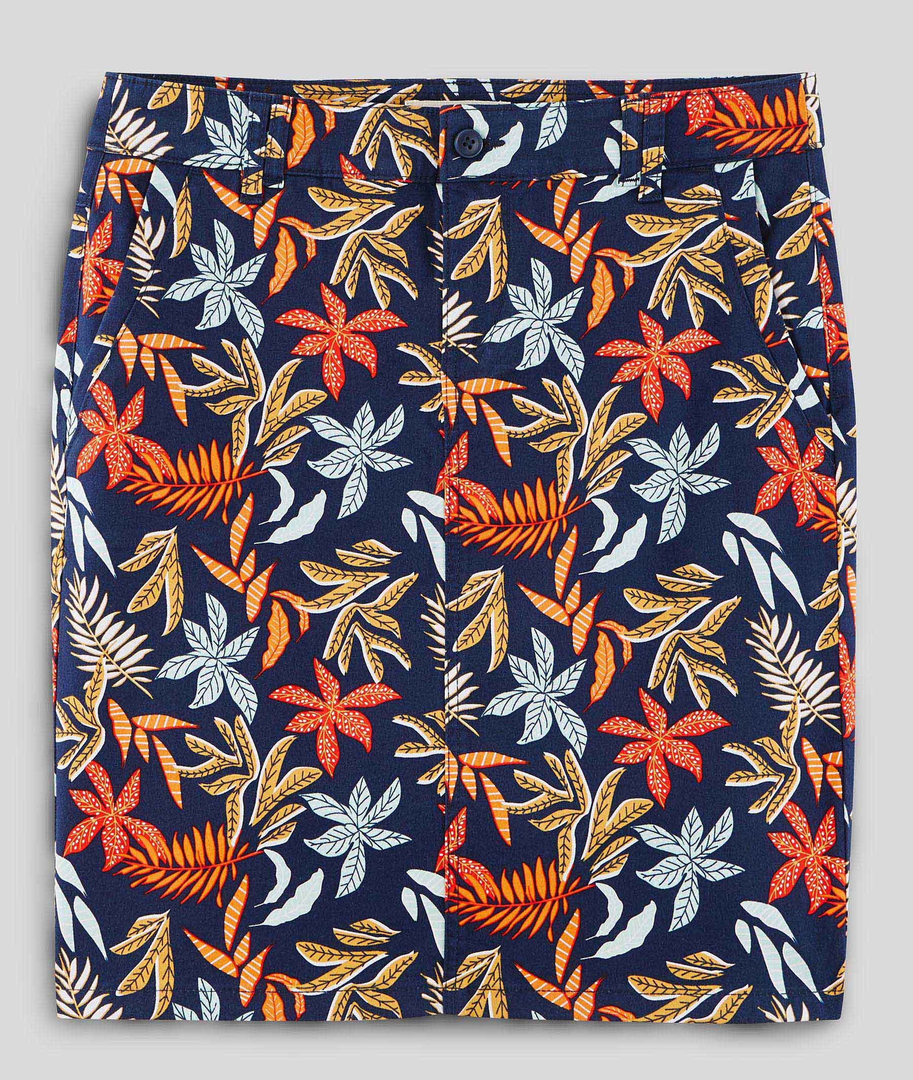 Jupe imprimée en coton femme IMPRIME