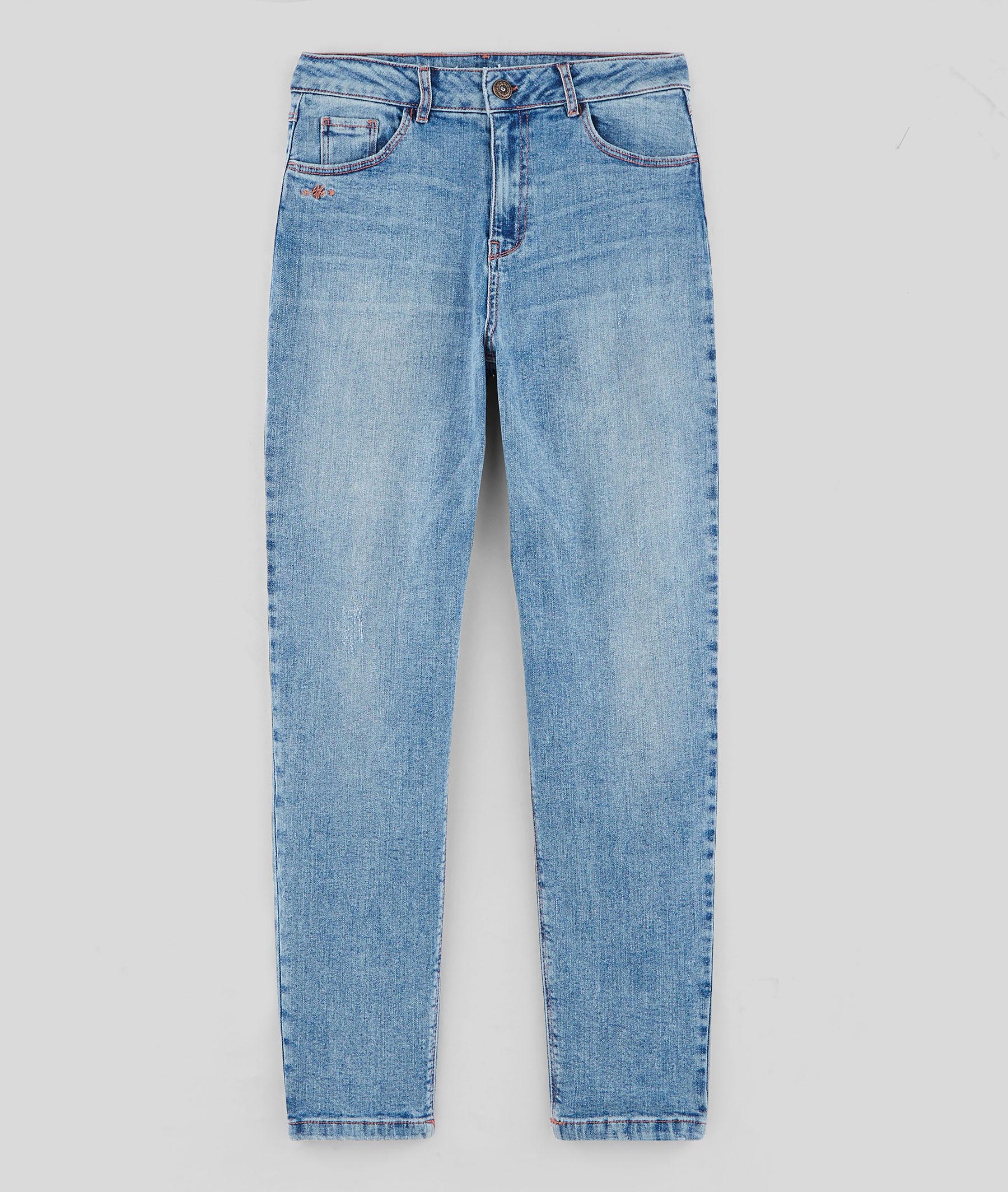 Jean mom femme STONE