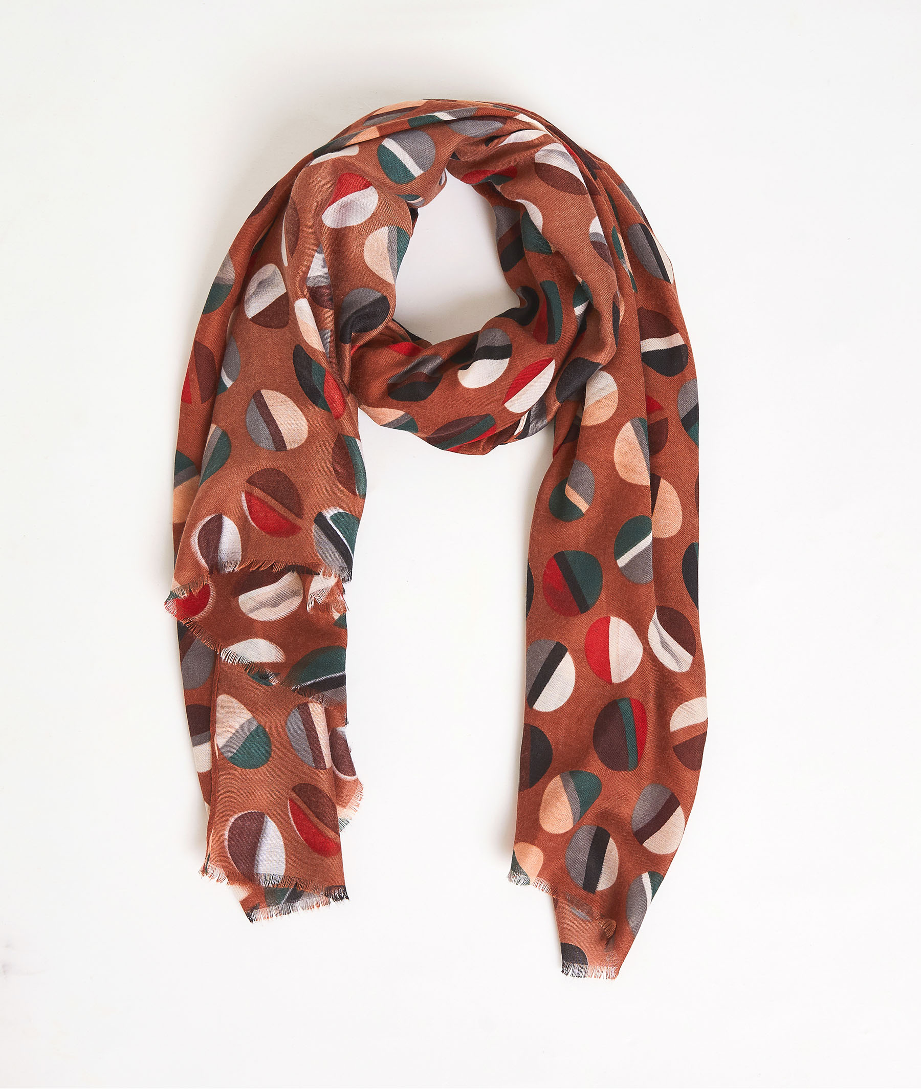 Etole à pois femme MULTICOLORE